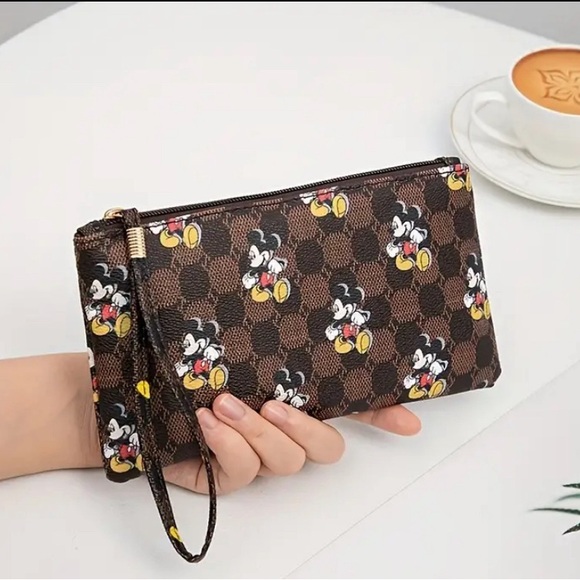 Disney Handbags - Disney Brown Mickey Mouse Wallet